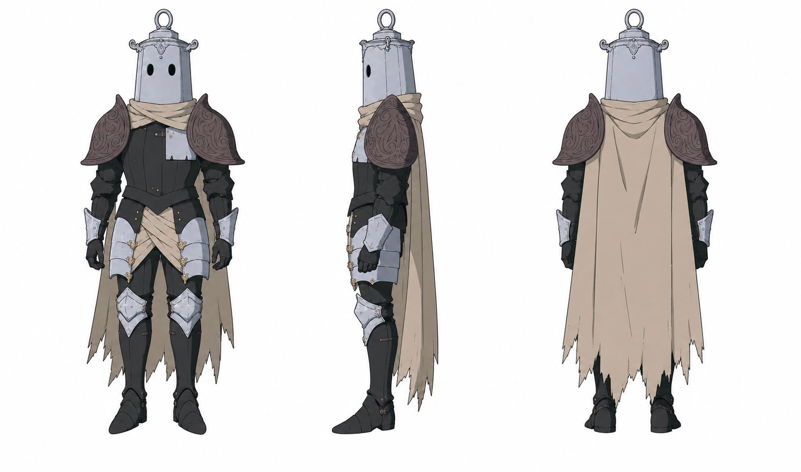 Lanterne, model sheet